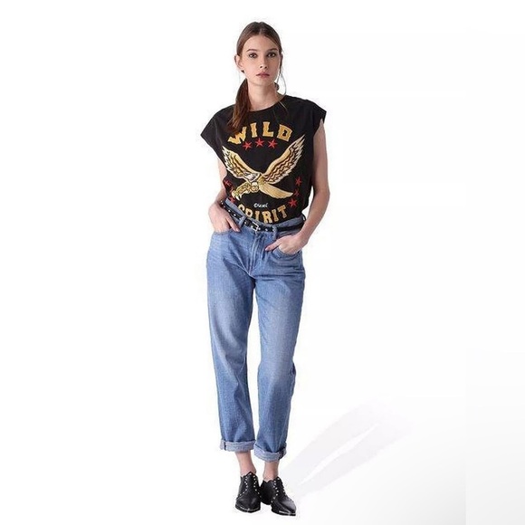 DIESEL KAMERON 0847R Boyfriend Relaxed High Waist Blue Wash Denim‎ Jeans 23 x 30 - Picture 5 of 6